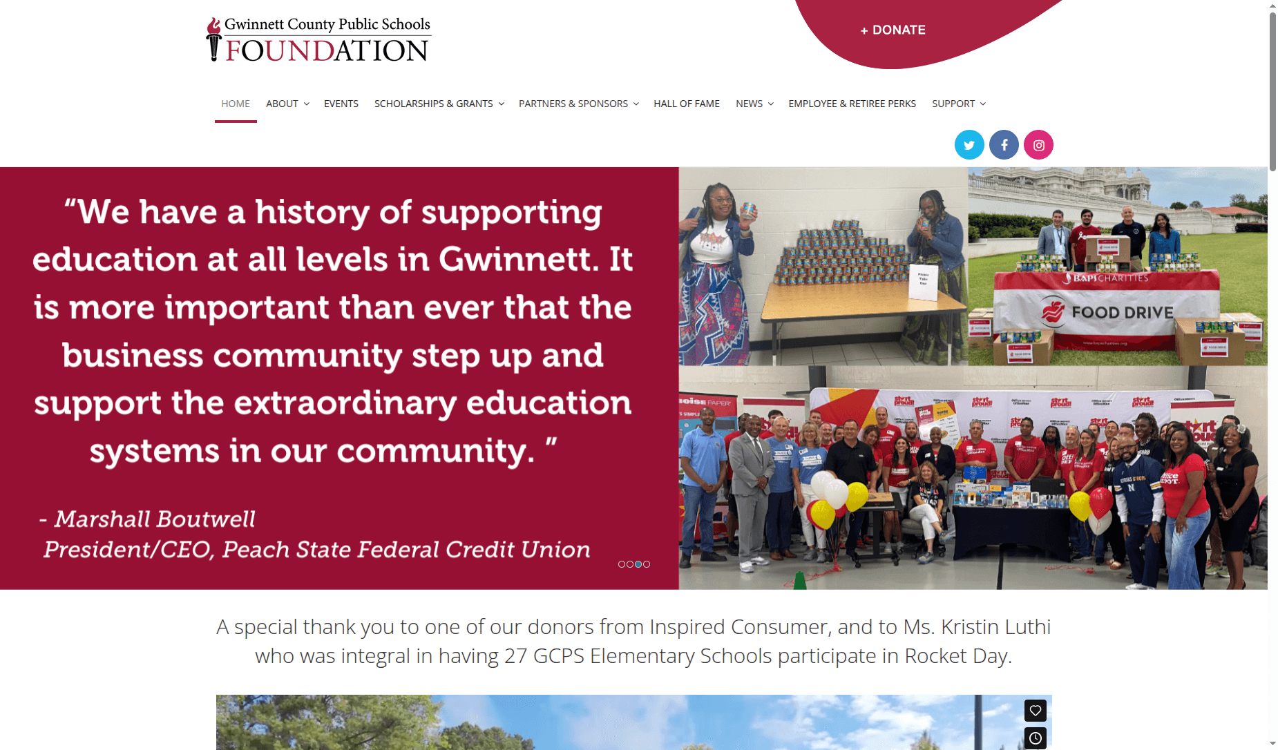 GCPS Foundation screenshot