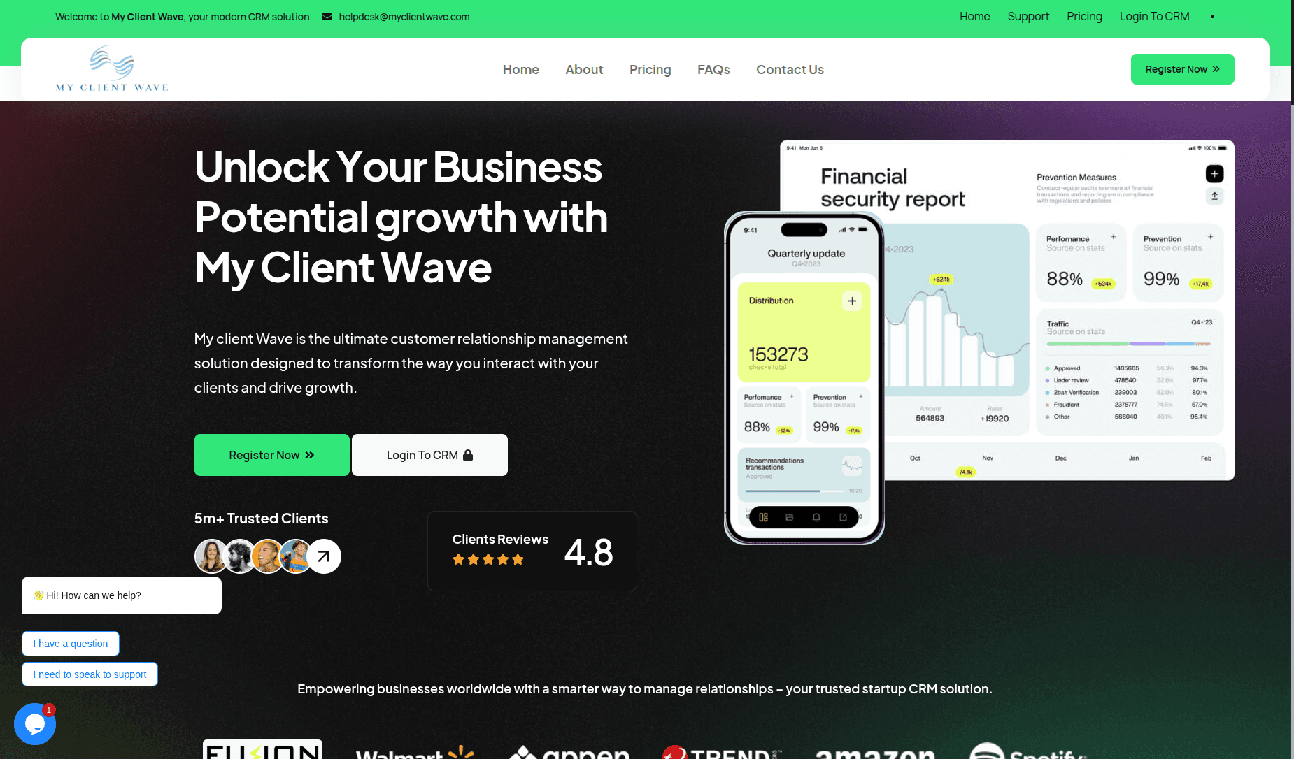 My Client Wave screenshot